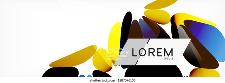 Triangle 3d polygonal art style. Future geometric design. Vector geometry futuristic decoration.