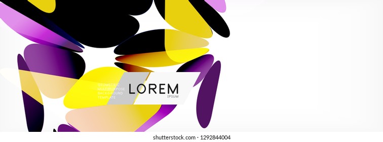 Triangle 3d polygonal art style. Future geometric design. Vector geometry futuristic decoration.