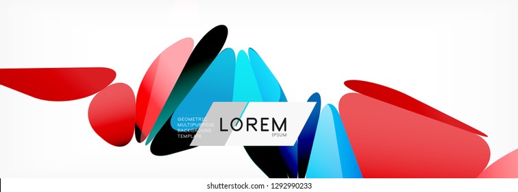 Triangle 3d polygonal art style. Future geometric design. Vector geometry futuristic decoration.