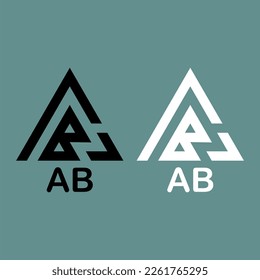 A Triangle AB Letter Logo can be perfect logo for your organisation.