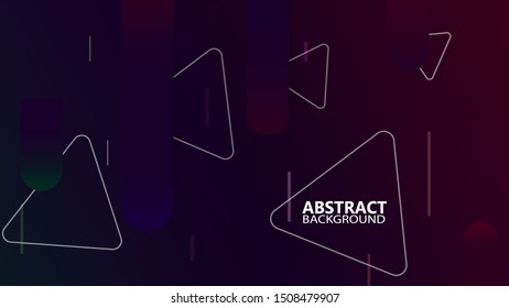 Triangle Abstract 3D Background Template