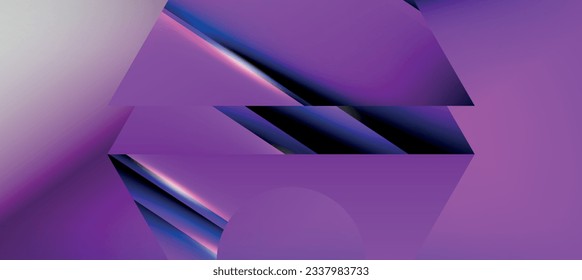 Triangle abstract background with shiny and glossy effects. Vector Illustration For Wallpaper, Banner, Background, Card, Book Illustration, landing page