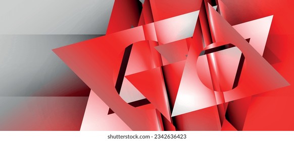 Triangle abstract background with shiny and glossy effects. Vector Illustration For Wallpaper, Banner, Background, Card, Book Illustration, landing page