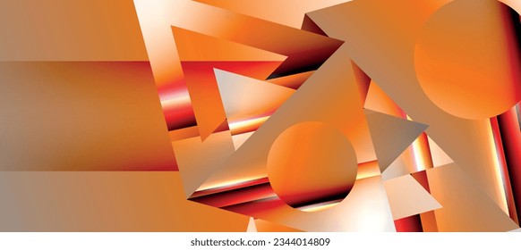 Triangle abstract background with shiny and glossy effects. Vector Illustration For Wallpaper, Banner, Background, Card, Book Illustration, landing page