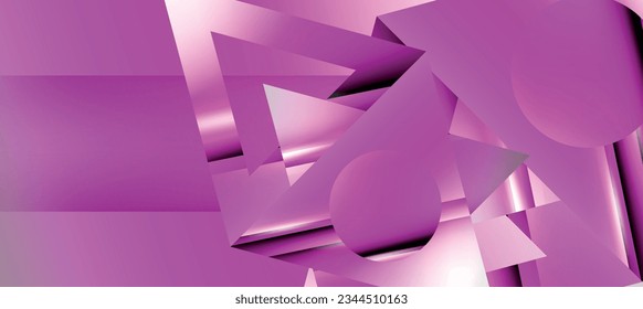 Triangle abstract background with shiny and glossy effects. Vector Illustration For Wallpaper, Banner, Background, Card, Book Illustration, landing page