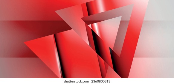 Triangle abstract background with shiny and glossy effects. Vector Illustration For Wallpaper, Banner, Background, Card, Book Illustration, landing page