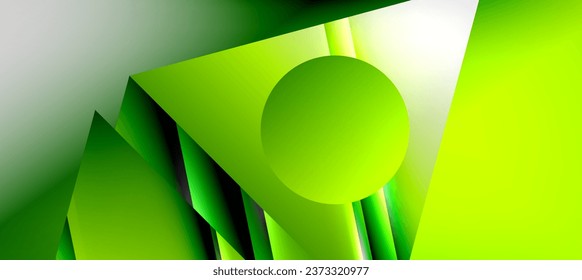 Triangle abstract background with shiny and glossy effects. Vector Illustration For Wallpaper, Banner, Background, Card, Book Illustration, landing page