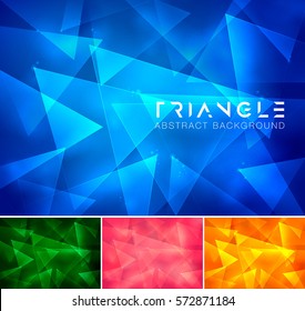 Triangle abstract background, suitable for design element and web background