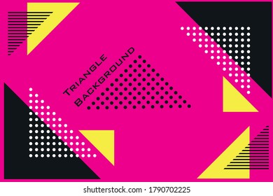 Triangle abstract background vector illustration