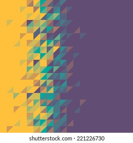 triangle abstract background - vector illustration