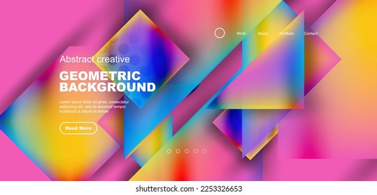 Triangle abstract background. Vector Illustration For Wallpaper, Banner, Background, Card, Book Illustration, landing page