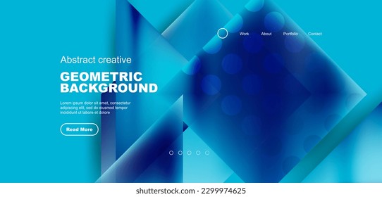 Triangle abstract background. Vector Illustration For Wallpaper, Banner, Background, Card, Book Illustration, landing page