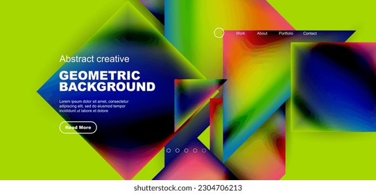 Triangle abstract background. Vector Illustration For Wallpaper, Banner, Background, Card, Book Illustration, landing page