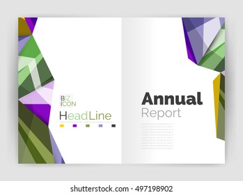 Triangle abstract background. Vector illustration