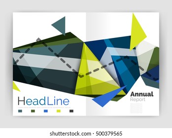 Dreieck abstrakter Hintergrund. Vektorgrafik