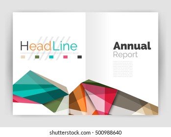 Triangle abstract background. Vector illustration
