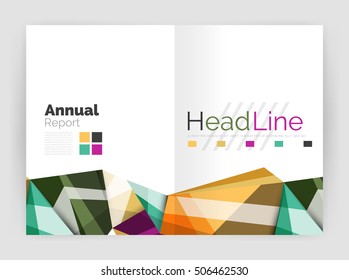 Triangle abstract background. Vector illustration