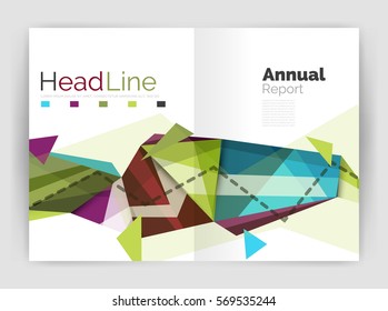 Triangle abstract background. Vector illustration