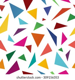 Triangle abstract backgrounds, vector illustration