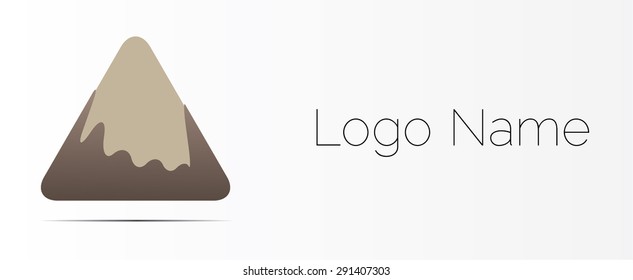 Triangle, abstract business icon logo