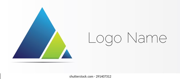 Triangle, Abstract Business Icon Logo