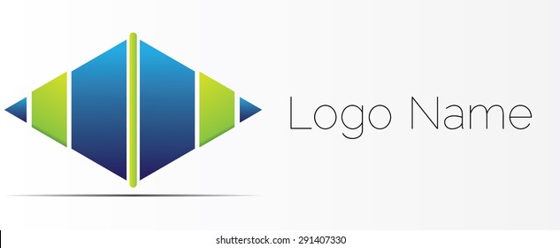 Triangle, abstract business icon logo