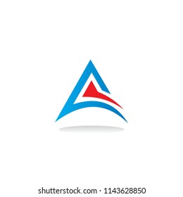 triangle abstract business vector logo