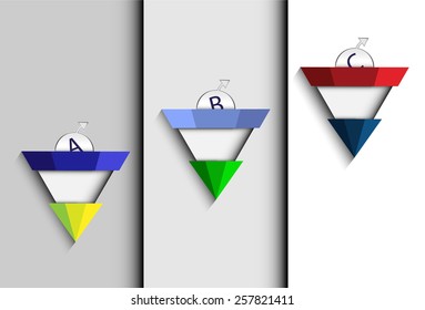 triangle abstract choice