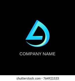 triangle abstract company logo