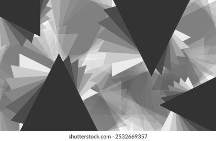 Triangle Abstract Gray Background Design