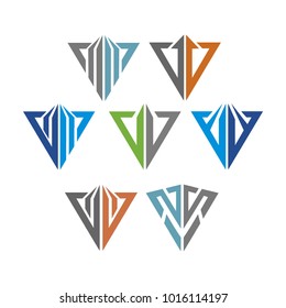 Triangle abstract logo for bussines company
