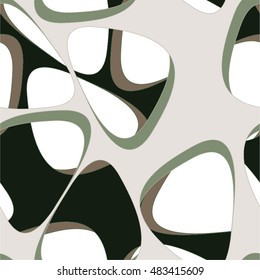 Triangle abstract pattern, volume mesh layer, seamless vector background.