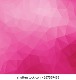 Triangle abstract pink vector background