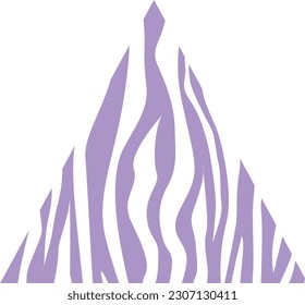
Triangle abstract purple color for decoration.