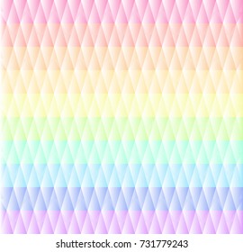 Triangle Abstract Rainbow Pastel