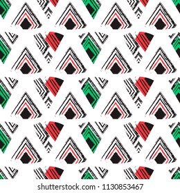 triangle abstract seamless pattern