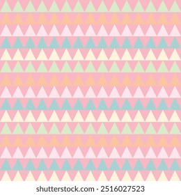 triangle abstract seamless pattern design for decorating, wallpaper, wrapping paper, fabric, backdrop , background your product, fabric, texture, or textile.Background with color pastel tones.