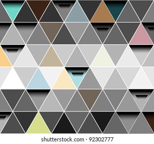 triangle abstract vector background