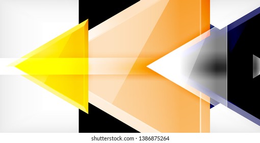 Triangle abstract vector background design
