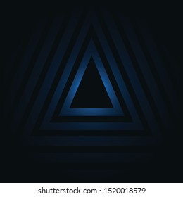 triangle abstraction on a dark background. Beautiful background for advertising and banner.