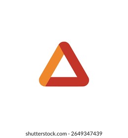 triangle architecture building real estate company logo vector illustration template design