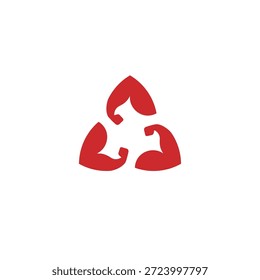 Triangle Arm or Muscle Logo 