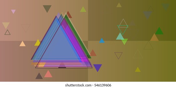 triangle around fair draft, theoretical representation at opinion