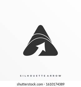 Triangle Arrow Illustration Vector Template. Suitable for Creative Industry, Multimedia, entertainment, Educations, Shop, and any related business