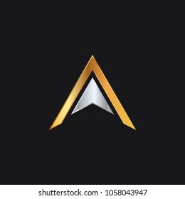 Triangle Up Arrow  Line Business Logo