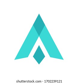 Triangle Arrow Space Business Company Vector Logo Design