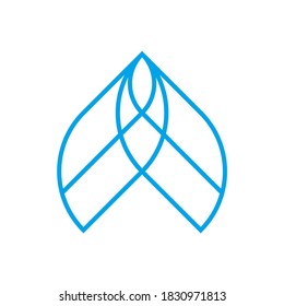 Triangle Arrow Space Business Company Vector Logo Design