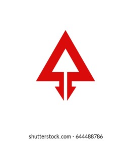 Triangle and Arrow X