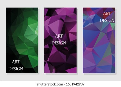 Triangle background. Abstract composition of triangular pyramids. 3D vector illustration . Futuristic geometric background. Yellow three-dimensional triangular pyramids in space.