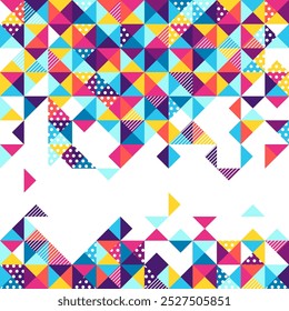 Triangle background. Abstract geometric polygonal image.
